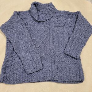 Aran Woollen Mills Oversize Merino Sweater, Med NWT